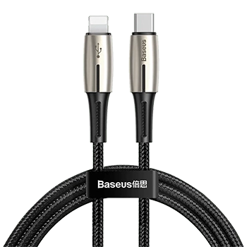 کابل تبدیل USB-C به لایتنینگ باسئوس مدل CATLRD-01 طول 1.3 متر